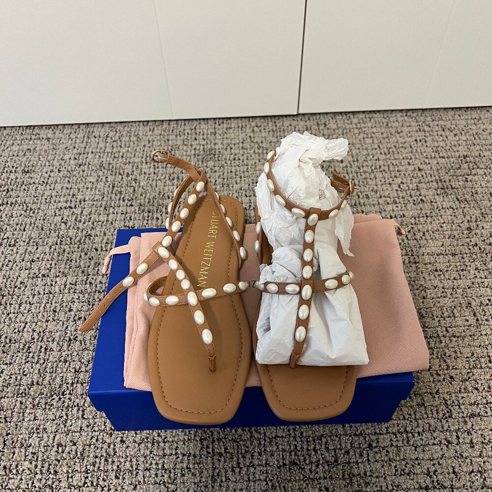 PEARLITA FLAT SANDAL - Beige - Picture 7 of 7